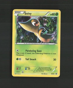 Tarjeta holográfica Pokémon Snivy BW06 Black & White Black Star Promo LP - Imagen 1 de 10