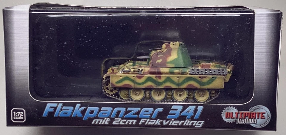 Dragon Armor 60644 Flakpanzer 341 with 2 cm Flakvierling 1945 1/72 Scale Model - Image 1 of 1