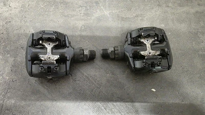 Pedales Shimano Deore XT PD-M737 sin clip 9/16 pulgadas bicicleta de montaña negra Foto 1 de 4