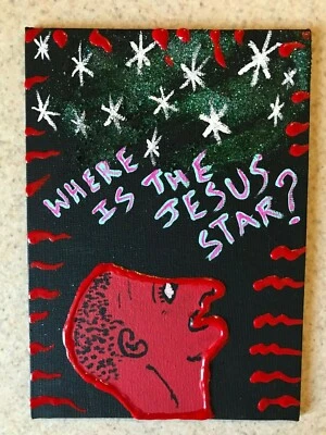 Holy Days In The Sun/Henry Racicot, Signed+Original 5x7 Painting 2 of set of 3  - Image 1 of 4