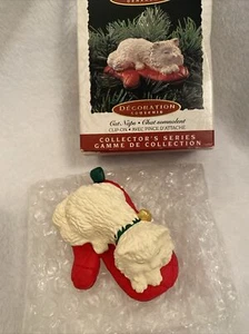 Katze Nickerchen Punze Andenken Ornament 1995 (b1) - Bild 1 von 8
