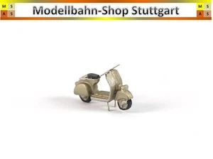 VESPA Scooter - Perlbeige - Modello Pronto - H0 1:87 - Nuovo Di Fabbrica - Foto 1 di 1