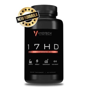 17HD Formula Boost Free Testosterone Strength Stamina Energy Focus 3 Bottles - Picture 1 of 6