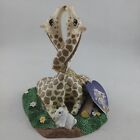 Vintage Gentle Giraffes Figure Nature's Beauty #504 Banberry Designs 1997 Ex Con