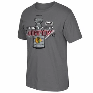 2015 Stanly Cup Champions Chicago Blackhawks Reebok vestuario talla M - Imagen 1 de 1