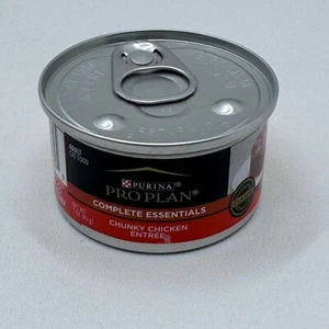 Purina Pro Plan Cat Food Complete Essentials Chunky Chicken Entree 3 oz, 24 Cans - Picture 1 of 7