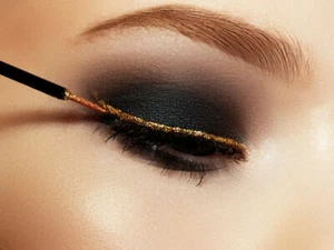 T LECLERC YEUX édition limitée EYELINER PRECISION doré METEOR SUBLIME VALEUR 24€ - Imagen 1 de 1