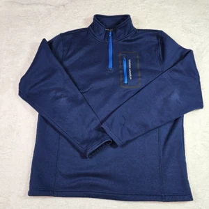 Chaqueta Under Armour Forrada de Vellón Talla Grande 1/4 Cremallera Cuello Simulado Azul - Imagen 1 de 5