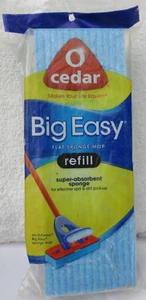 O-Cedar Big Easy Flat Sponge Mop Refill Discontinued New Sealed - Picture 1 of 6