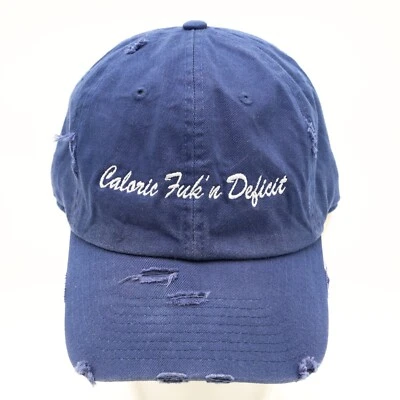 Calorie Fuk'N Deficit Hat Cap Men's Strap Back Adjustable Baseball Kbethos - Image 1 of 4