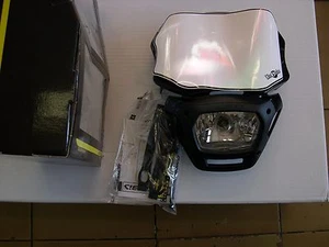 MASCHERINA MOTO ACERBIS PORTAFARO DIMENSION COLORE NERO MODELLO 0008440 - Picture 1 of 1