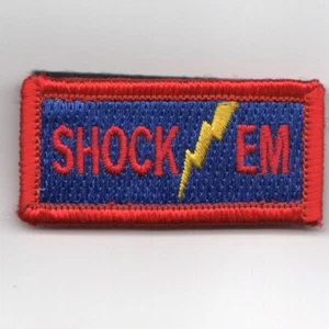 2" USAF AIR FORCE F-15E 389TH FSS SHOCK BLUE HOOK LOOP EMBROIDERED JACKET PATCH - Picture 1 of 1