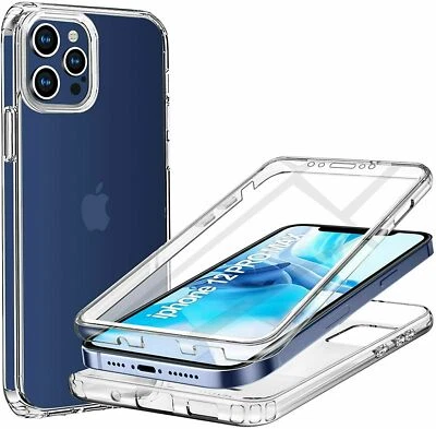 Case for iPhone 16 16 Pro Max 15 Plus 14 13 12 11 8 7 6 5 360 Shock Proof Cover - Image 1 of 4