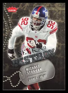 2006 Fleer Michael Strahan Seek and Destroy Insert - Picture 1 of 2