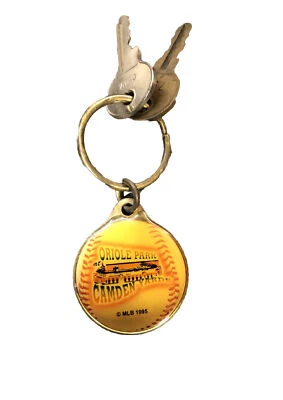 Vintage 1995 Baltimore Orioles! Orioles Park At Camden Yards Brass Keychain - Image 1 of 3