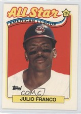 1989 Topps All Star Collector's Edition (Tiffany) Julio Franco #398