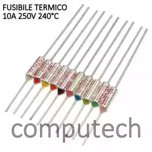 Thermal fuse 240° 250V 10A thermal fuse protection 240°C - Picture 1 of 2
