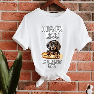 Adorabile maglietta viennese bassotto: abbigliamento casual, ottimo regalo proprietario di animali domestici - Foto 1 di 65