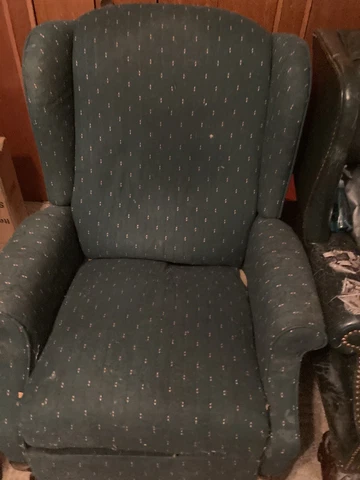 antique wingback chair Cover