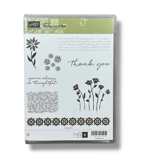 Stampin' Up! Hostess Hintergrund Bits 8er Set Danke nachdenklich - Bild 1 von 3