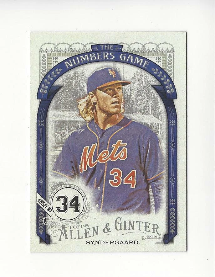 2016 Allen and Ginter Baseball The Numbers Game Insert Singles - You Choose - Image 1 of 1