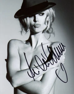 HEIDI KLUM SIGNED 8x10 PHOTO SI VICTORIA SECRET MODEL SUPERMODEL AGT BECKETT BAS - Picture 1 of 2