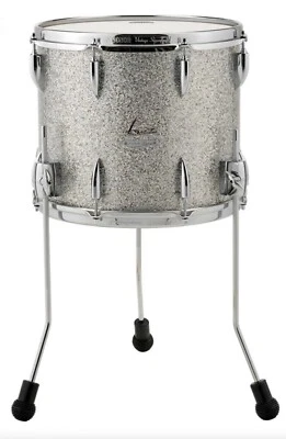 Sonor Vintage Series 14x12 Floor Tom Vintage Silver Glitter 6mm Beech Shell - Image 1 of 4