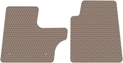 2PC Tan Rubber Floor Mats for Kenworth T300/600/800 W900 C500 2008 & UP & PRE 04 - Image 1 of 4