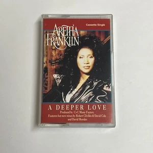 Aretha Franklin - A Deeper Love - UK 1994 Arista BMG Cassette Single  - Picture 1 of 4