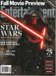 Entertainment Weekly 1337 1338 August 2015 Star Wars The Force Awakens Kylo Ren - Picture 1 of 4