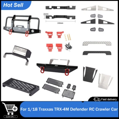 MARKENLOS For 1/18 Traxxas TRX-4M Defender RC Crawler Car Upgrade Parts Accessories lot