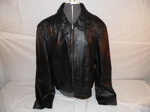 Lederjacke Made in Argentina Medium Schwarz - Bild 1 von 10
