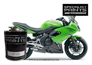 QUART OF KAWASAKI - LIME GREEN 777, MOTORCYCLE, AUTOMOTIVE, HOTROD, GUITAR, - Picture 1 of 1