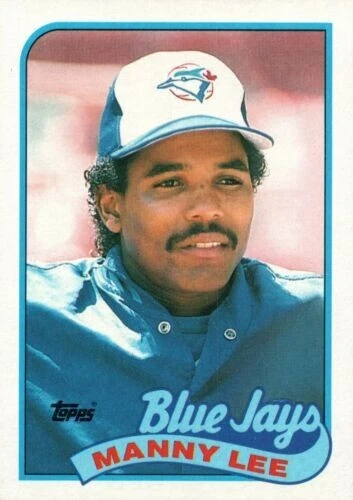 1989 Topps   #371  Manny Lee  Shortstop & 2nd Base   Toronto Blue Jays FREE ship - Image 1 of 1