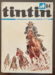 Reliure éditeur TINTIN n°94 du journal Tintin français N°1250 à 1262. Bel état - Imagen 1 de 8