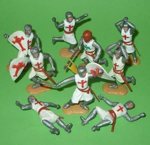 Timpo / 9x Crusader Knight Figures / 1:32 Scale - Picture 1 of 5