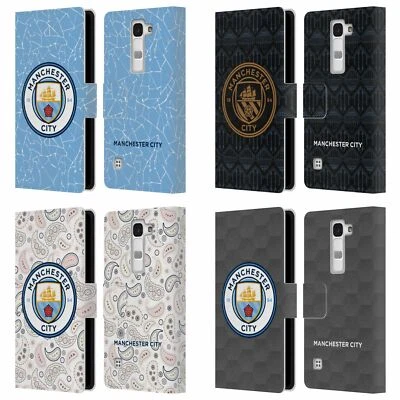 MANCHESTER CITY MAN CITY FC 2020/21 BADGE KIT LEATHER BOOK CASE FOR LG PHONES 2 - Image 1 of 4