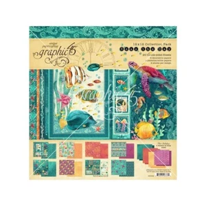 Graphic 45 ~ Sea the Day ~ Almohadilla de papel 12x12 - Imagen 1 de 1
