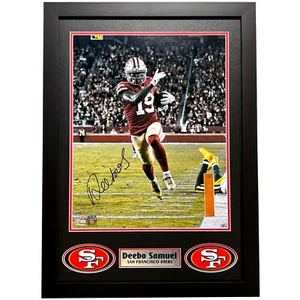Deebo Samuel autografo San Francisco 49ers 16x20 foto incorniciata certificato di autenticità firmato - Foto 1 di 7