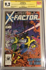 X-Factor #1 9.2 CGC SS 9.2 WP 5X Signed STAN LEE Origin 1st Appearance X-FACTOR