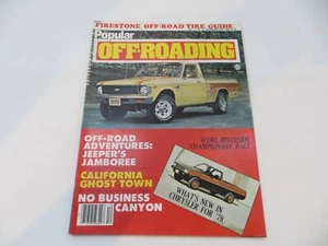 POPULAR OFF-ROADING Magazine DEC 1978 Chevy Luv Jeep Firestone Off-Road Guide - Picture 1 of 9