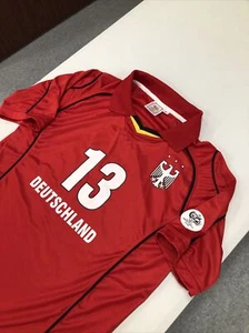 2006 Germany World Cup Ballack Jersey Shirt Kit Red 13 Small FIFA Deutschland - Picture 1 of 11