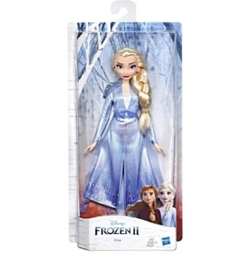 Muñeca Elsa Disney Frozen 2 con cabello rubio largo y conjunto azul - Imagen 1 de 2
