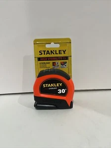 30 Fuß LeverLock Hochsichtbares Maßband - Bild 1 von 2