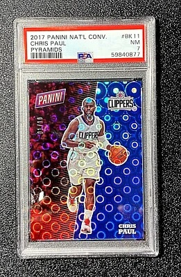 PSA 7 NM 2017 Panini National Convention Pyramids SSP #D 01/10 Chris Paul G3759 - Image 1 of 3