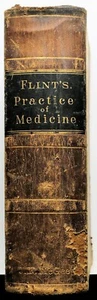 TREATISE ON THE PRINCIPLES AND PRACTICE OF MEDICINE by AUSTIN FLINT 1881 Leather - Picture 1 of 6