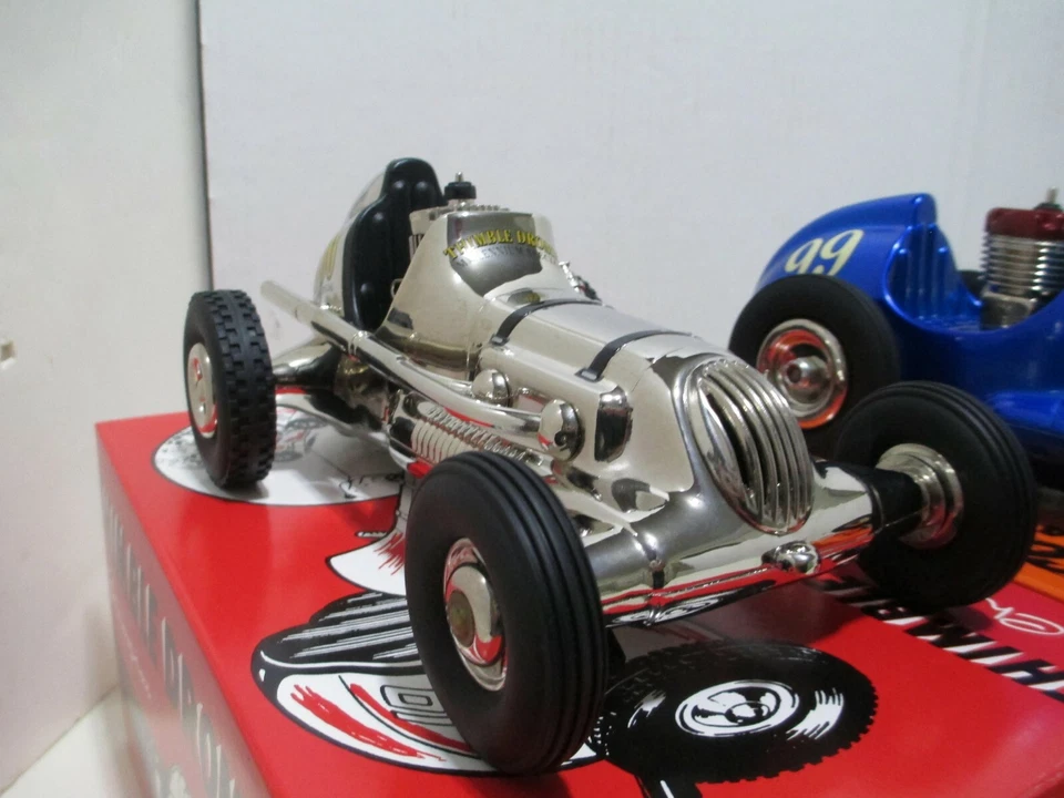 Rare, vintage Thimble Drome Nylint tether midget car toy, line control. Mint - Image 1 of 4