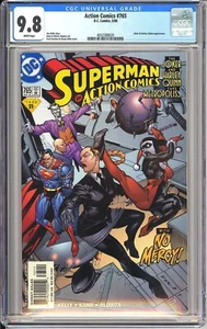 Action Comics #765 CGC 9.8 2000 4032388020 Joker & Harley Quinn App! NO MERCY! - Picture 1 of 2