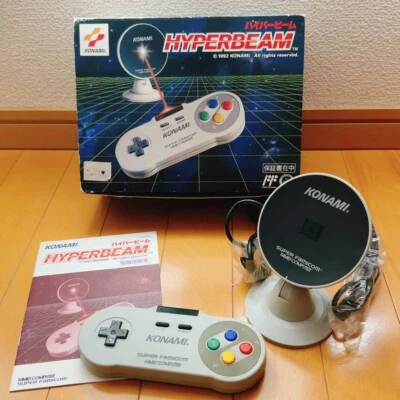 KONAMI HYPERBEAM Wireless Controller w/Box RU008 Super Famicom Nintendo 1992 - Image 1 of 4