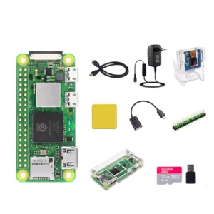 Raspberry Pi Zero 2 W Starter Kit Case Power Supply Camera Heatsink 32GB MicroSD - Afbeelding 1 van 9
